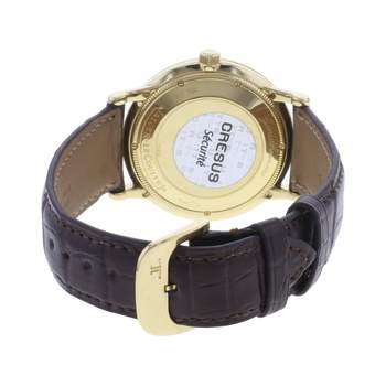 Montre d'occasion JAEGER LECOULTRE Gentilhomme homme automatique bracelet cuir cresus