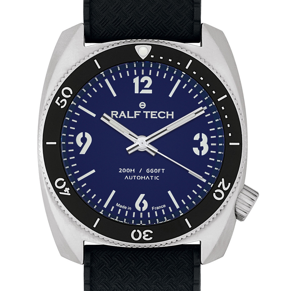 Montre d'occasion RALF TECH WRB Ocean homme automatique bracelet caoutchouc - vue D1