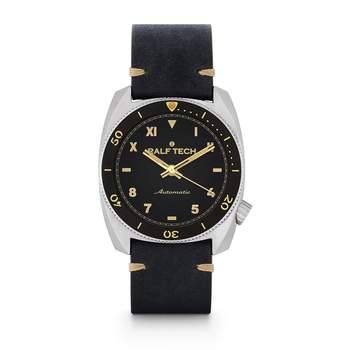 Tweedehands RALF TECH WRB California herenhorloge met automatische opwinding en originele leren band