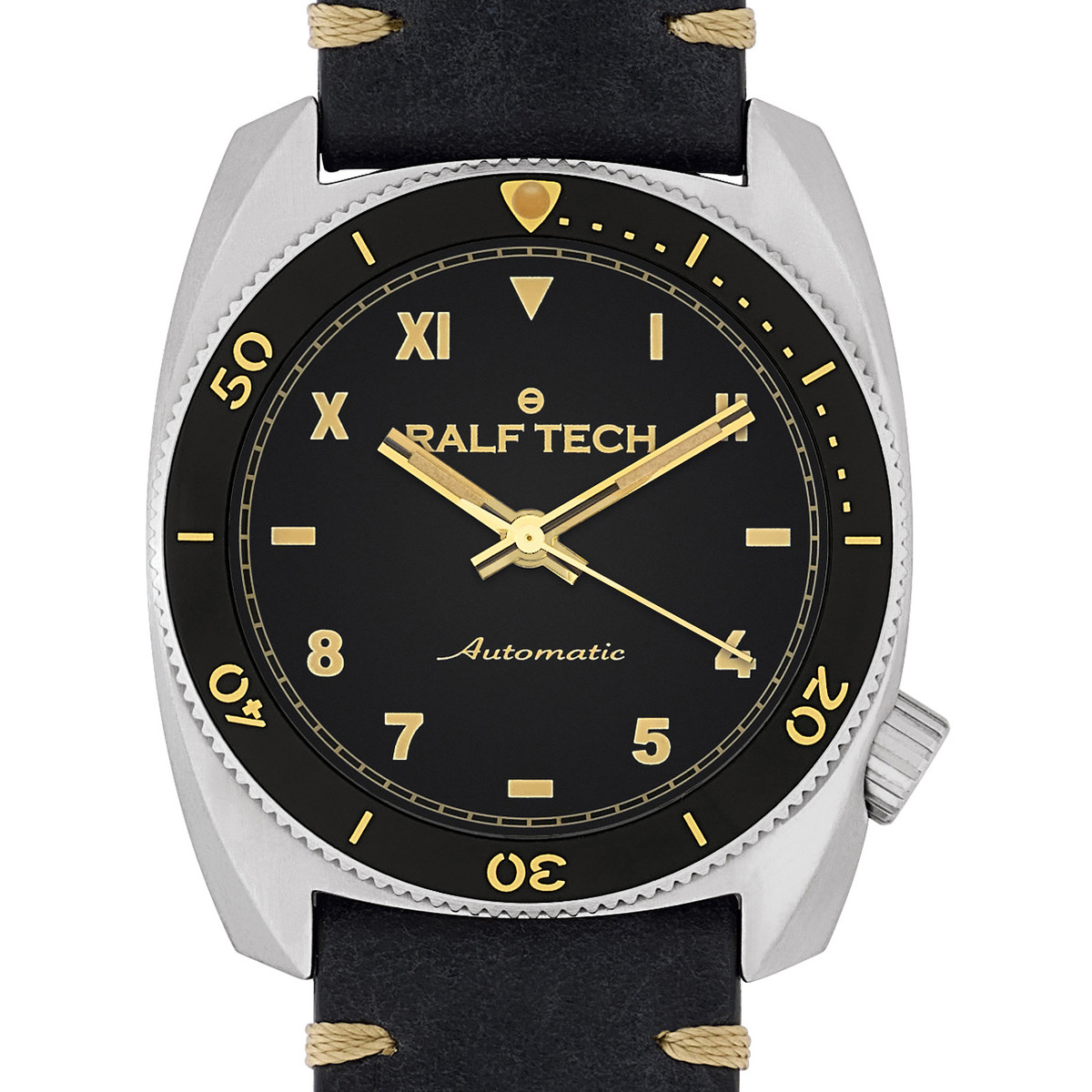 Montre d'occasion RALF TECH WRB California homme automatique bracelet cuir d'origine - vue D1
