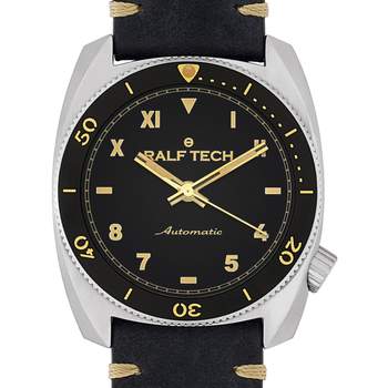 Tweedehands RALF TECH WRB California herenhorloge met automatische opwinding en originele leren band