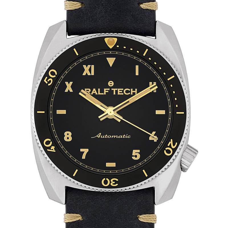 Montre d'occasion RALF TECH WRB California homme automatique bracelet cuir d'origine - vue D1
