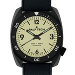 Montre d'occasion RALF TECH WRB Black Full Lume homme automatique bracelet caoutchouc - vue D1