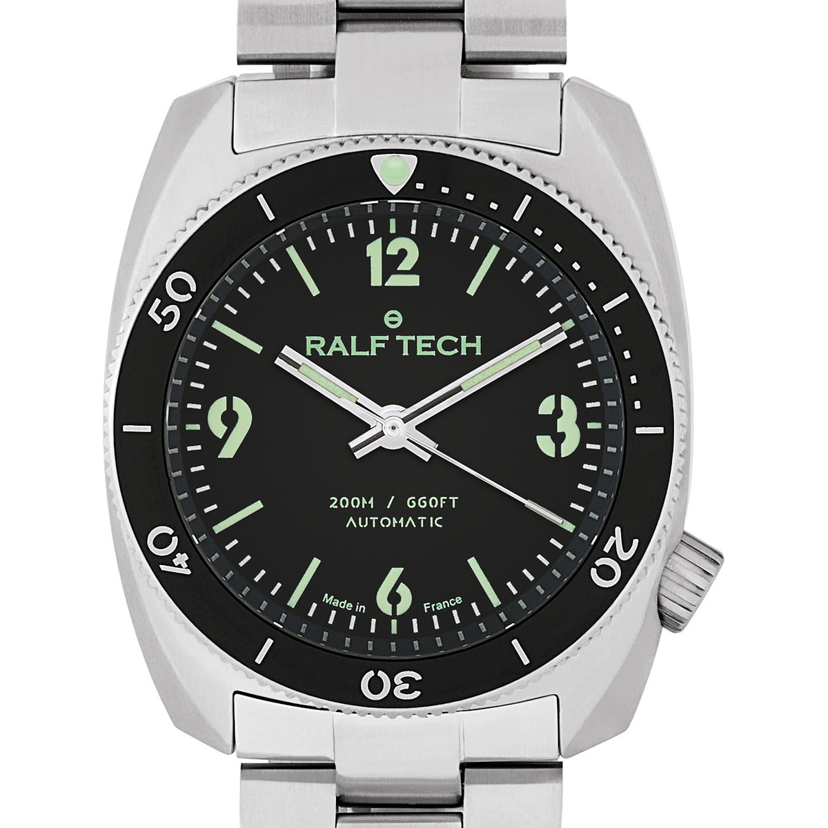 Montre d'occasion RALF TECH WRB Origine Métal homme automatique bracelet acier - vue D1
