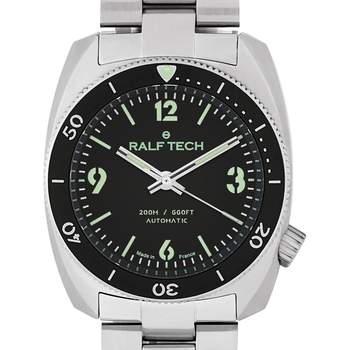 Tweedehands RALF TECH WRB Origine herenhorloge van metaal, automatisch, met stalen band