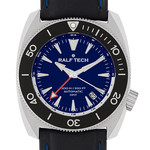 Montre d'occasion RALF TECH WRV 1977 Gmt Ocean homme automatique bracelet cuir d'origine - vue D1