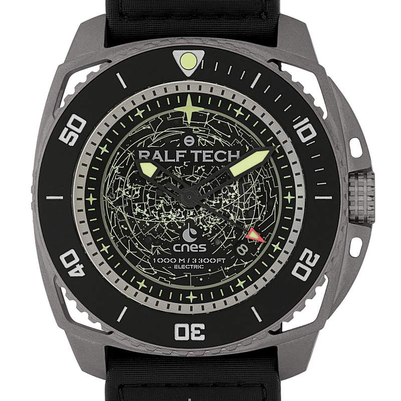 Montre d'occasion RALF TECH WRX Electric Galaxy Millenium homme quartz bracelet textile - vue D1