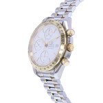 Montre d'occasion OMEGA Speedmaster Date homme automatique bracelet or jaune 750/000 et acier - vue D2