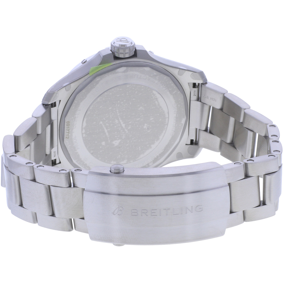 Montre d'occasion BREITLING Avenger Gmt homme mouvement automatique certifié (cosc) bracelet acier - vue 3