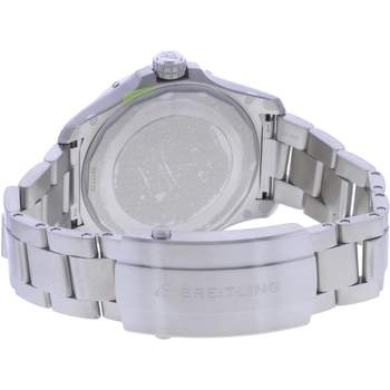 Montre d'occasion BREITLING Avenger Gmt homme mouvement automatique certifié (cosc) bracelet acier
