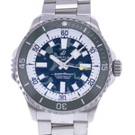 Montre d'occasion BREITLING SuperOcean Super Diver 46 homme mouvement automatique certifié (cosc) bracelet titane - vue D1