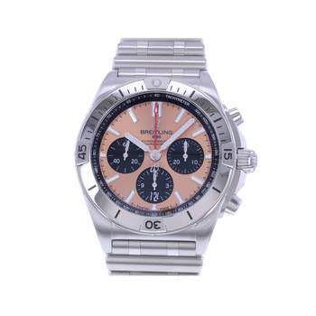 Montre d'occasion BREITLING Chronomat B01-42 homme mouvement automatique certifié (cosc) bracelet acier