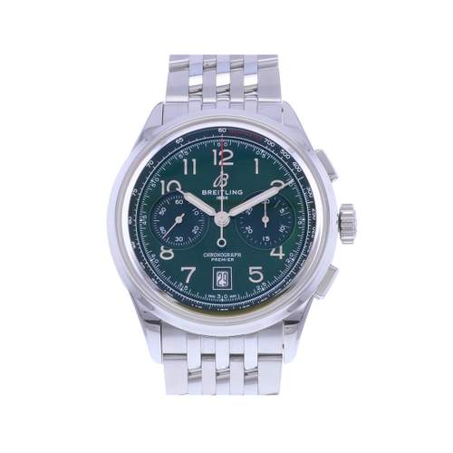 Montre d'occasion BREITLING Premier B01 Chronograph 42 homme mouvement automatique certifié (cosc) bracelet acier