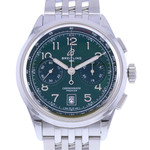 Montre d'occasion BREITLING Premier B01 Chronograph 42 homme mouvement automatique certifié (cosc) bracelet acier - vue D1