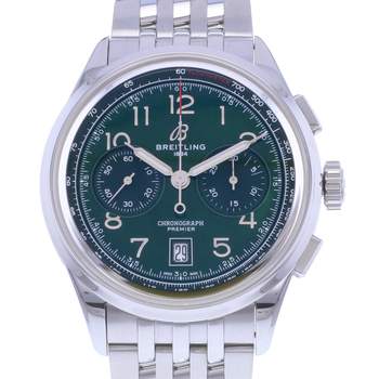 Montre d'occasion BREITLING Premier B01 Chronograph 42 homme mouvement automatique certifié (cosc) bracelet acier