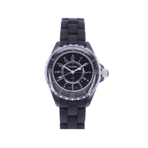 Montre d'occasion CHANEL J12 33 mm femme quartz bracelet caoutchouc