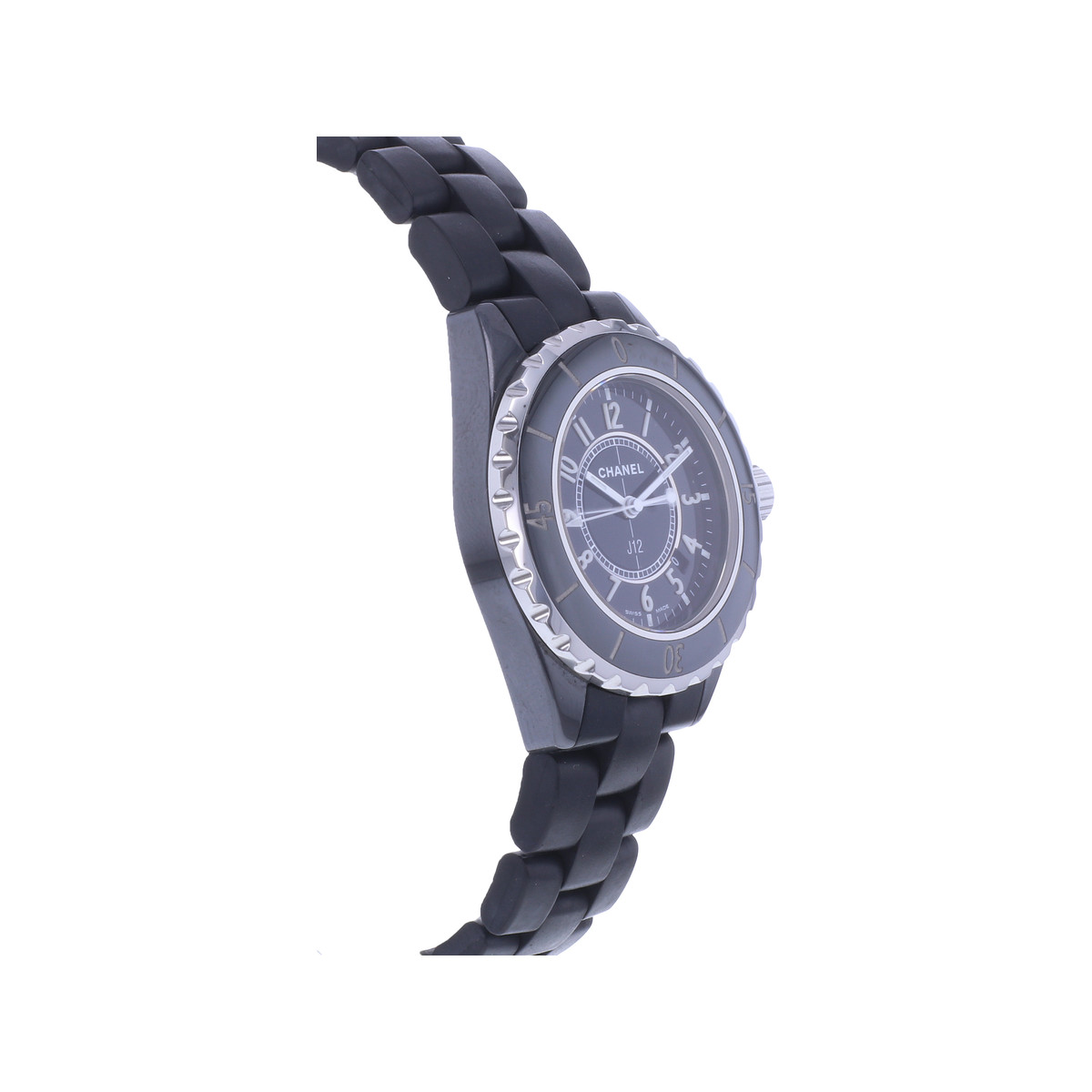 Montre d'occasion CHANEL J12 33 mm femme quartz bracelet caoutchouc - vue 2