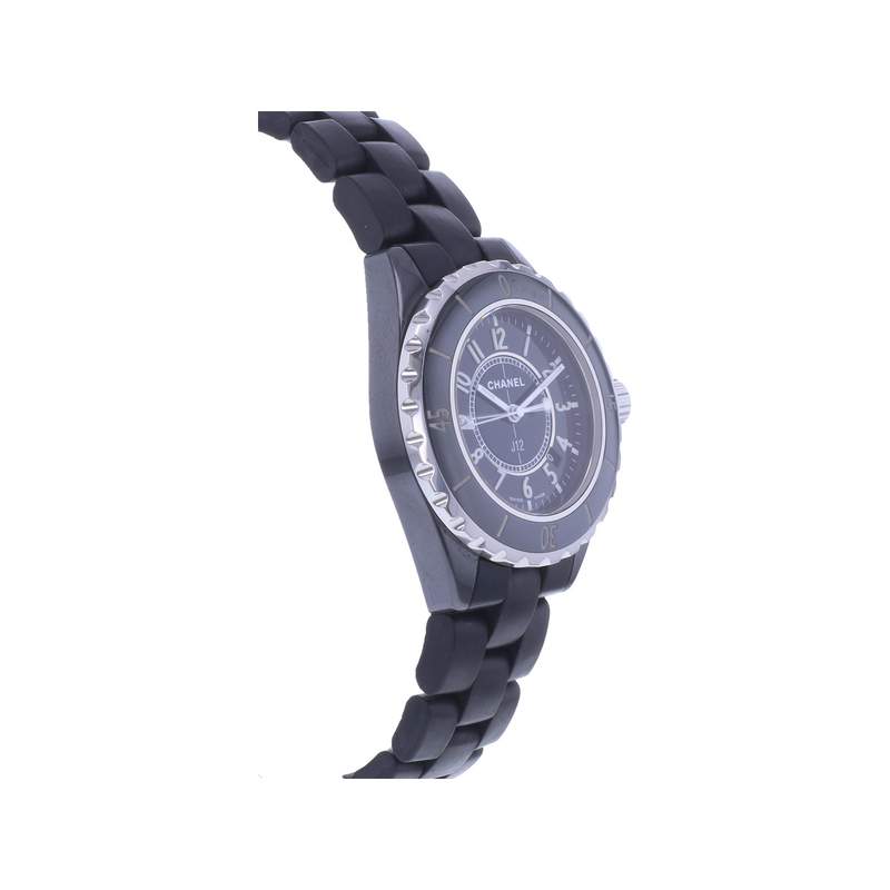 Montre d'occasion CHANEL J12 33 mm femme quartz bracelet caoutchouc - vue 2