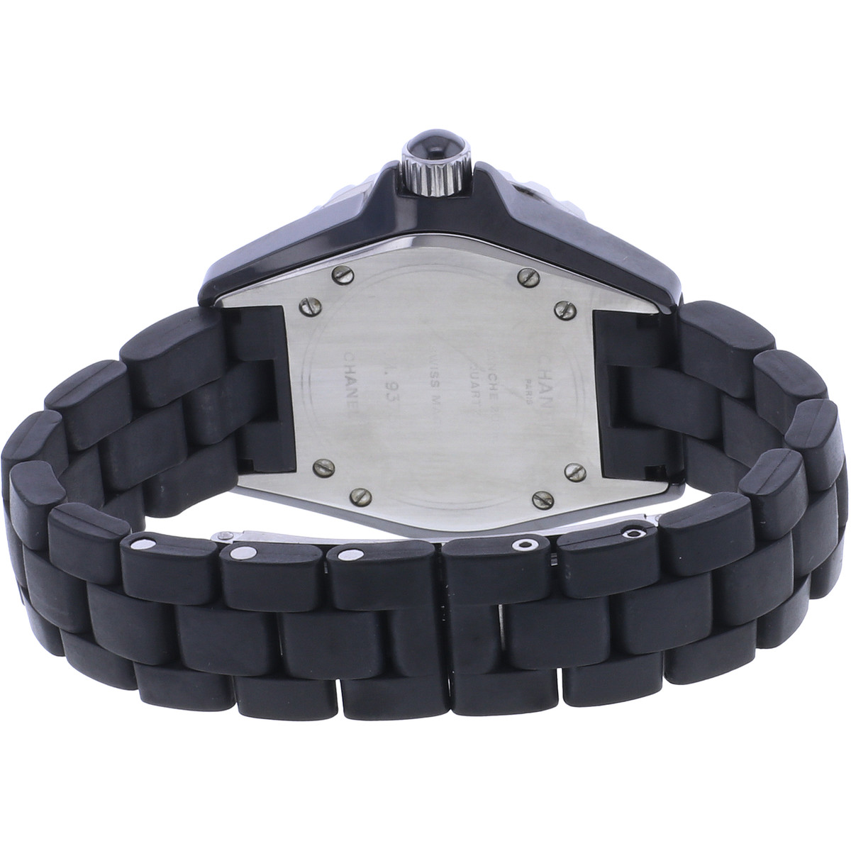 Montre d'occasion CHANEL J12 33 mm femme quartz bracelet caoutchouc - vue 3