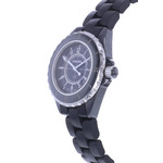 Montre d'occasion CHANEL J12 33 mm femme quartz bracelet caoutchouc - vue D2