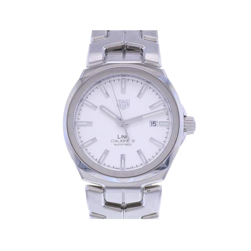 Montre d'occasion TAG HEUER Link Calibre 5 homme automatique bracelet acier - vue 1
