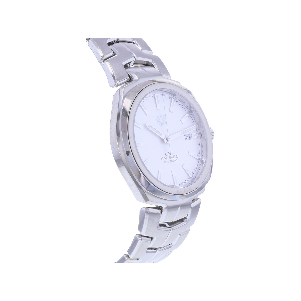 Montre d'occasion TAG HEUER Link Calibre 5 homme automatique bracelet acier - vue 2