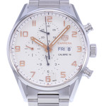 Montre d'occasion TAG HEUER Carrera Chronographe Calibre 16 homme automatique bracelet acier - vue D1
