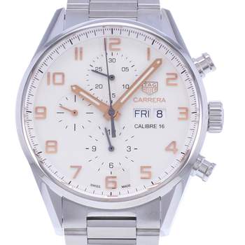 Montre d'occasion TAG HEUER Carrera Chronographe Calibre 16 homme automatique bracelet acier