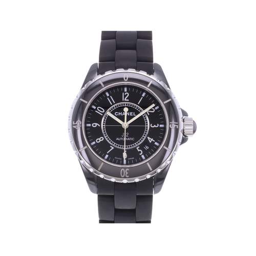 Montre d'occasion CHANEL J12 38 mm femme automatique bracelet caoutchouc