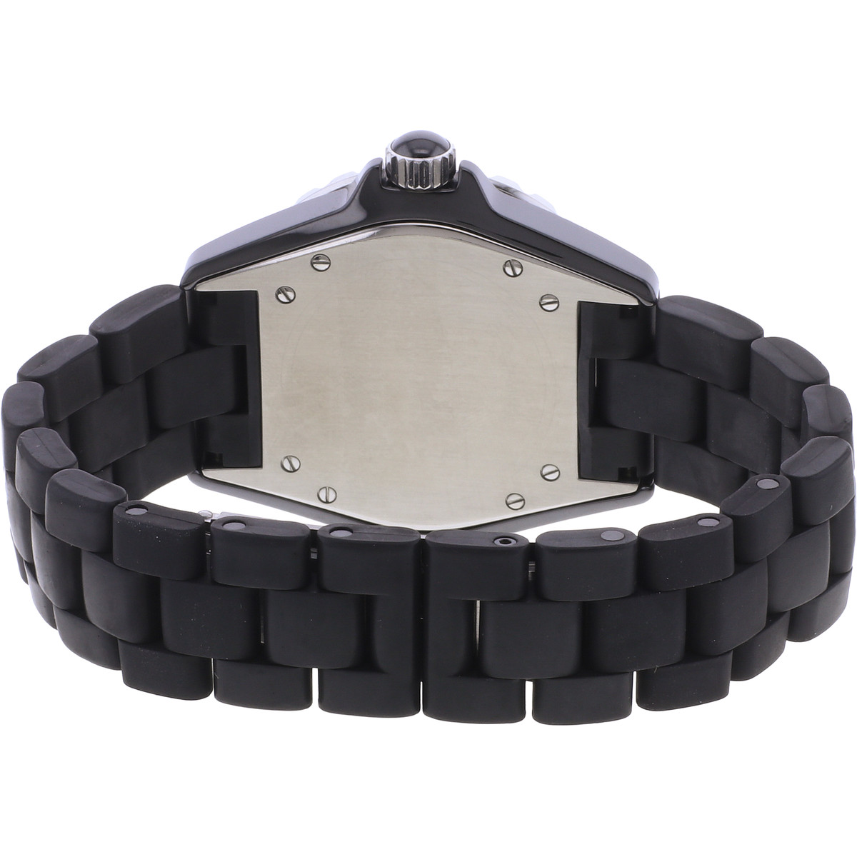 Montre d'occasion CHANEL J12 38 mm femme automatique bracelet caoutchouc - vue 3
