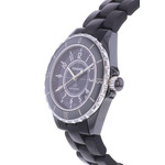 Montre d'occasion CHANEL J12 38 mm femme automatique bracelet caoutchouc - vue D2