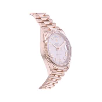 Montre d'occasion ROLEX Day-Date II homme mouvement automatique certifié (cosc) bracelet or rose 750/000