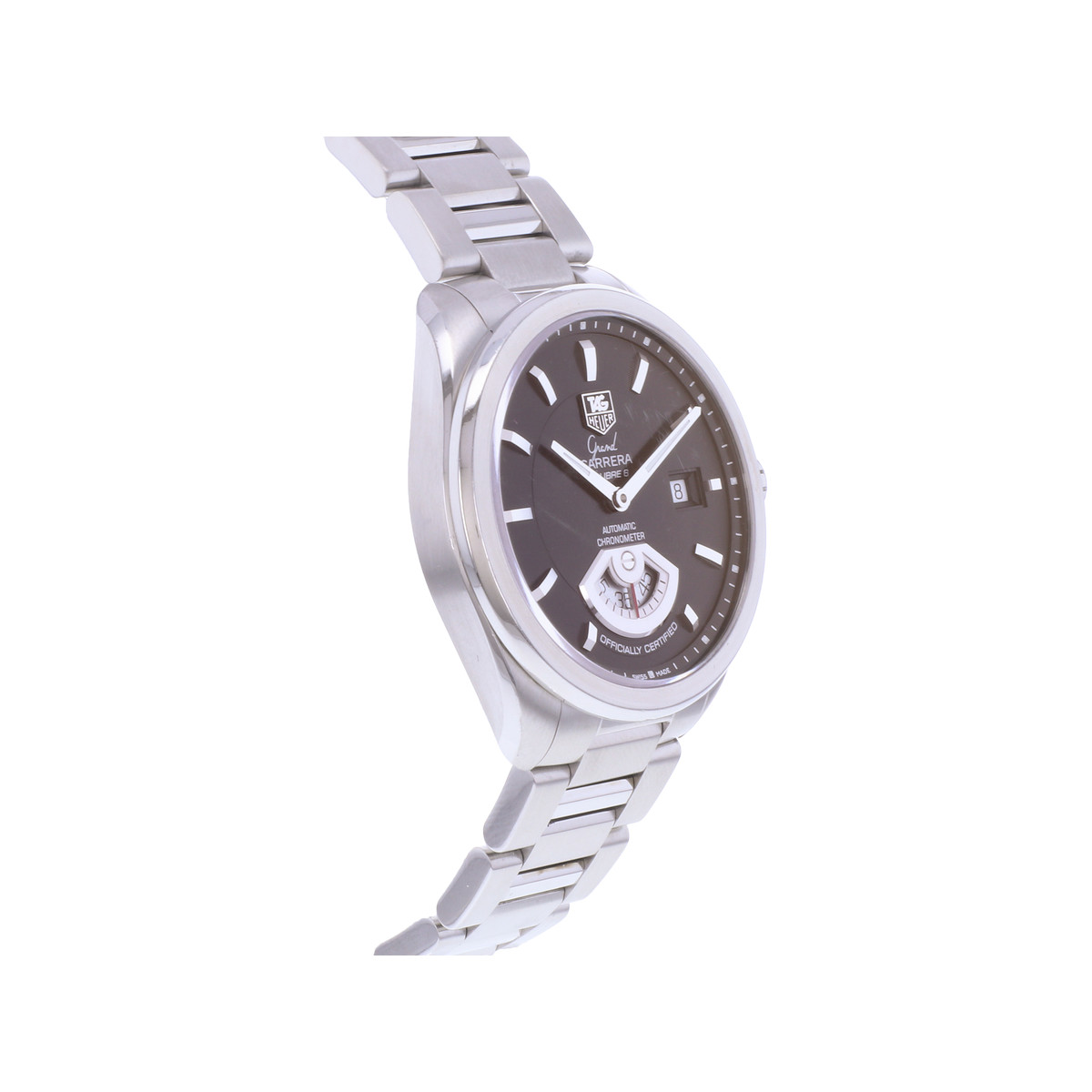 Montre d'occasion TAG HEUER Grand Carrera Calibre 6 homme automatique bracelet acier - vue 2