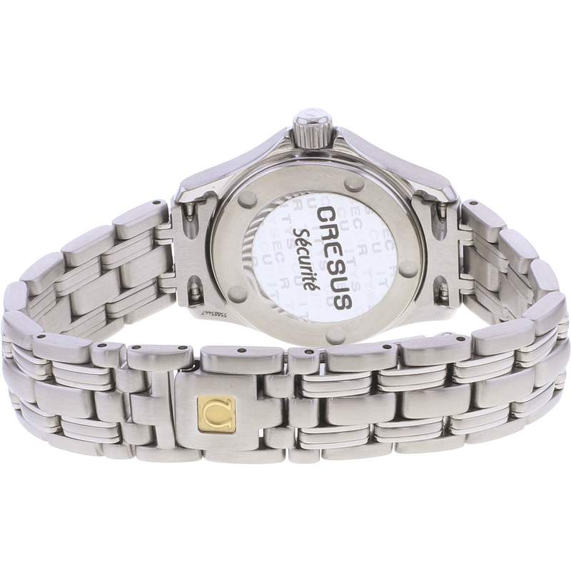 Montre d'occasion OMEGA Seamaster 120 27mm femme quartz bracelet acier - vue 3