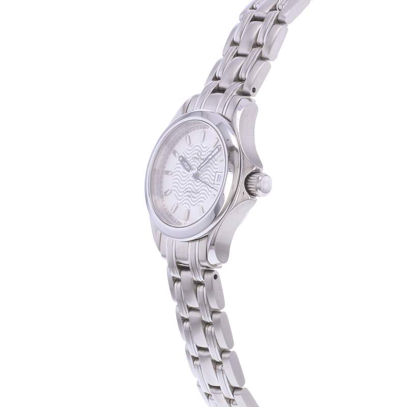 Montre d'occasion OMEGA Seamaster 120 27mm femme quartz bracelet acier - vue D2