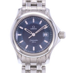 Montre d'occasion OMEGA Seamaster 120 29mm femme quartz bracelet acier - vue D1