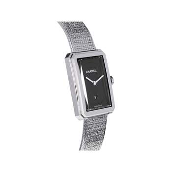 Montre d'occasion CHANEL Boy-Friend Moyen Modèle femme quartz bracelet acier