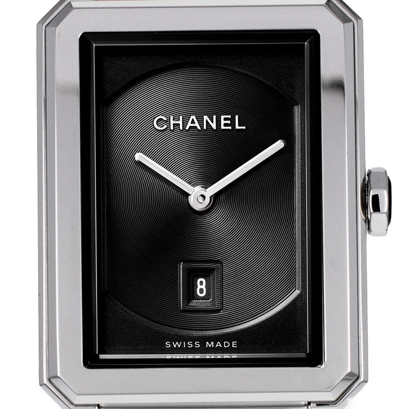 Montre d'occasion CHANEL Boy-Friend Moyen Modèle femme quartz bracelet acier - vue D1