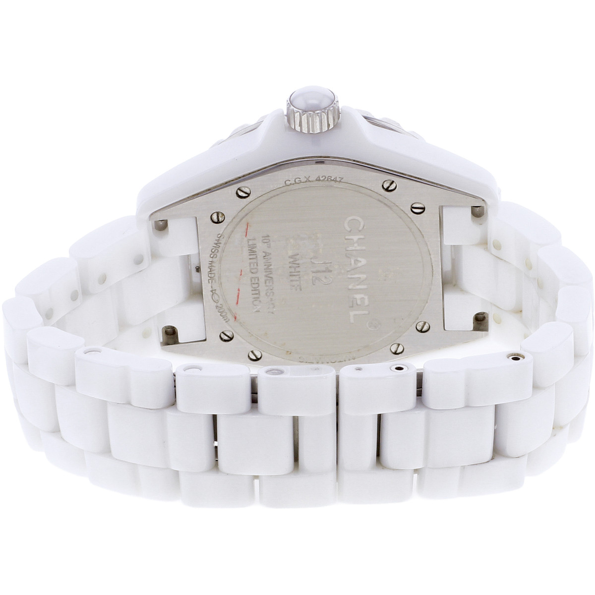 Montre d'occasion CHANEL J12 Phantom 38 mm mixte automatique bracelet céramique - vue 3