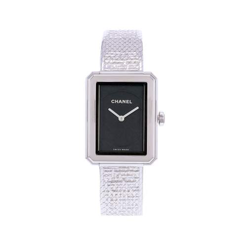 Montre d'occasion CHANEL Boy-Friend Moyen Modèle femme quartz bracelet acier