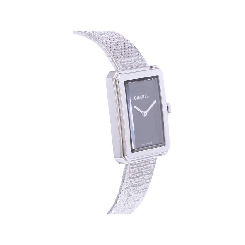 Montre d'occasion CHANEL Boy-Friend Moyen Modèle femme quartz bracelet acier - vue 2