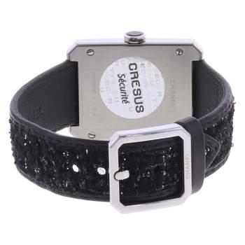 Montre d'occasion CHANEL Boy-Friend Moyen Modèle femme quartz bracelet cuir d'origine