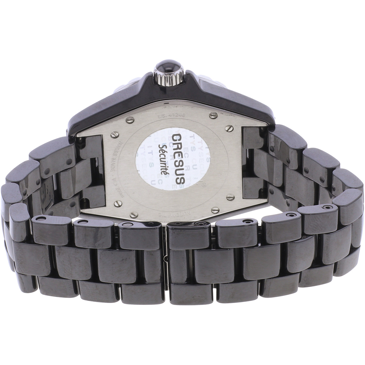 Montre d'occasion CHANEL J12 38 mm Rubis femme automatique bracelet céramique - vue 3