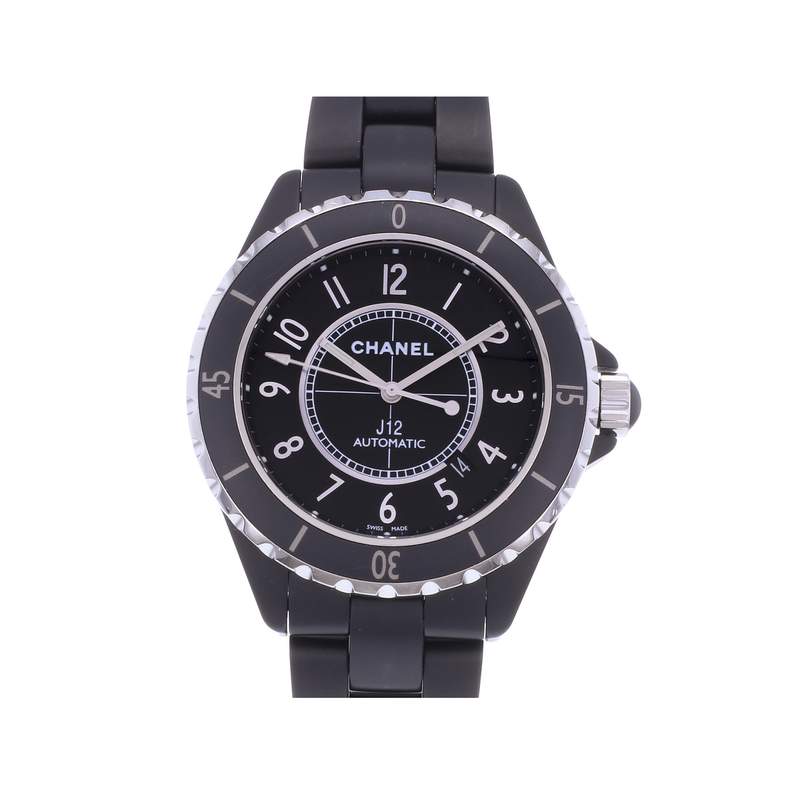 Montre d'occasion CHANEL J12 42 mm homme automatique bracelet céramique - vue 1