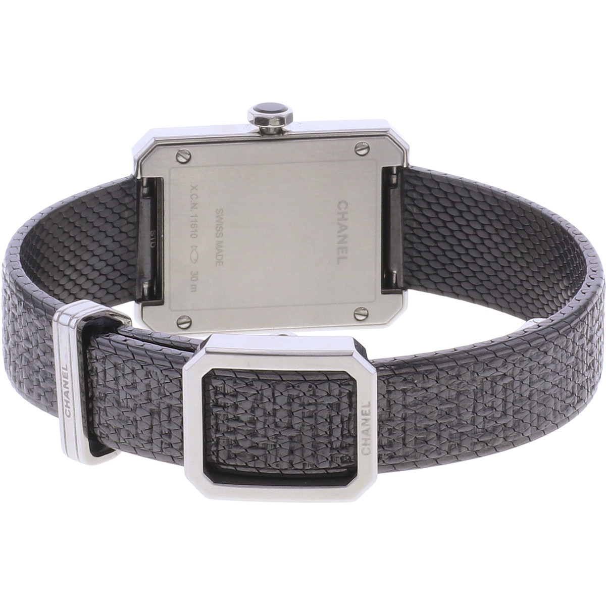 Montre d'occasion CHANEL Boy-Friend Petit Modèle femme quartz bracelet acier - vue 3