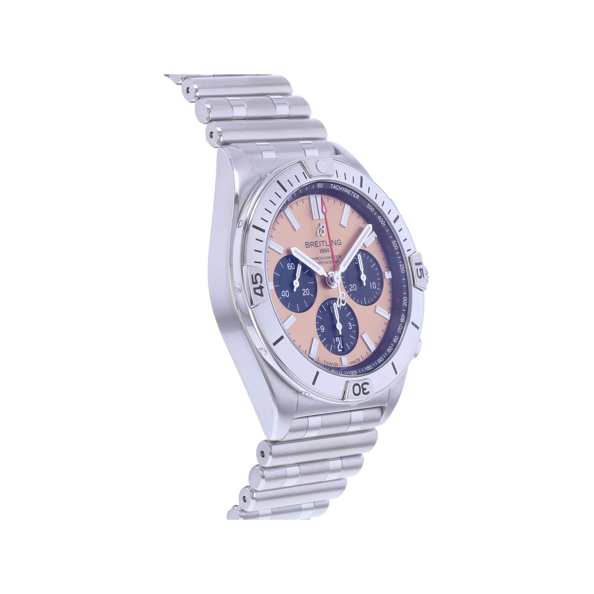 Montre d'occasion BREITLING Chronomat B01-42 homme mouvement automatique certifié (cosc) bracelet acier - vue 2