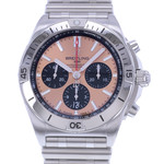 Montre d'occasion BREITLING Chronomat B01-42 homme mouvement automatique certifié (cosc) bracelet acier - vue D1