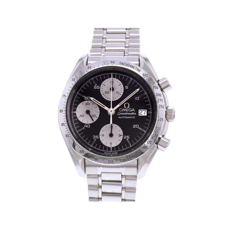 Montre d'occasion OMEGA Speedmaster Date Panda homme automatique bracelet acier - vue 1