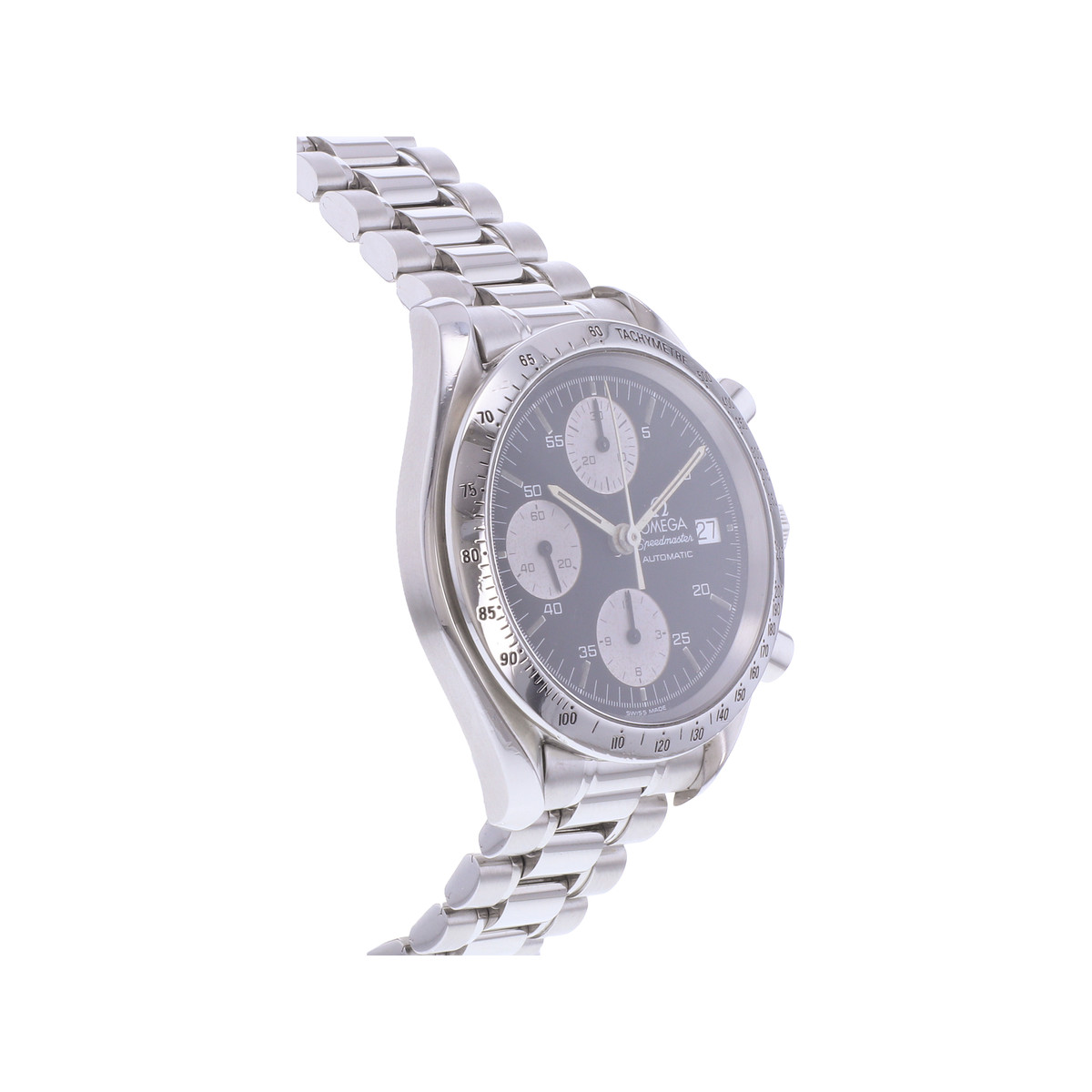 Montre d'occasion OMEGA Speedmaster Date Panda homme automatique bracelet acier - vue 2