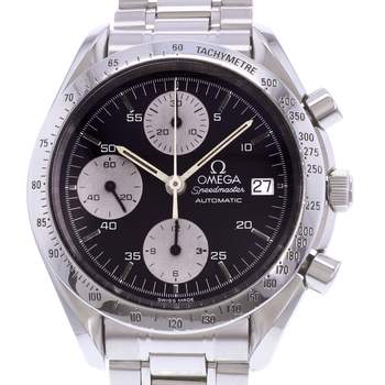Montre d'occasion OMEGA Speedmaster Date Panda homme automatique bracelet acier